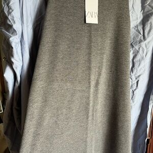Zara Gray A-Line Skirt